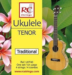 Royal Classics UKT40 Ukulele Tenor set. Clear